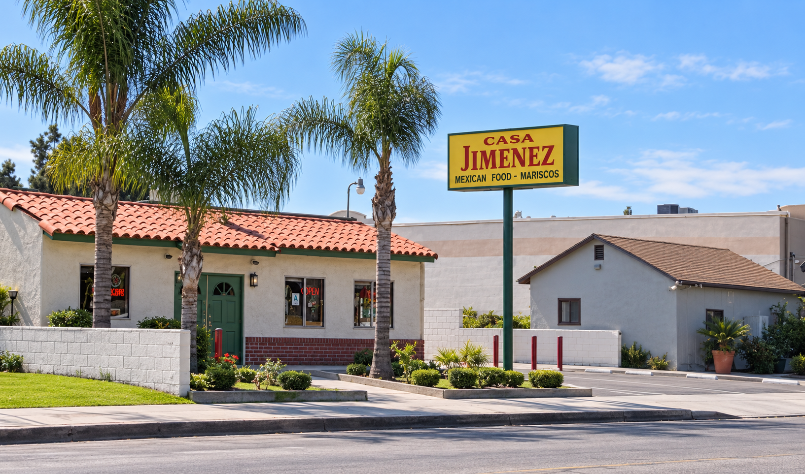 Placeholder for the Casa Jimenez dining room photograph